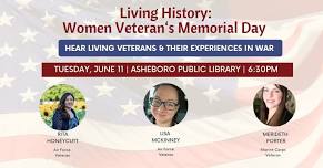 Living History: Women Veteran's Day Panel Talk