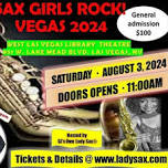 Party in a Box Band: Sax Girls Rock ! Vegas 2024