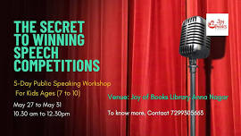 Unlocking Confidence: Public Speaking Workshop for Kids (The Secret to Winning Speech Competitions)