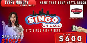 SINGO - Music Bingo   Bar Down Sports Grill,