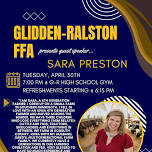 Guest Speaker: Sara Preston