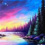 Paint Nite: Sunset by the rocks