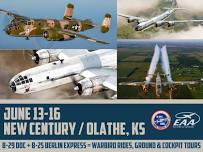 B-29 Doc History Restored Tour: New Century / Olathe, KS with B-25 Berlin Express