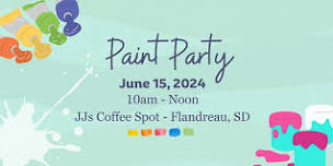 Paint Party at JJs Coffee Shop