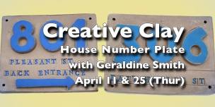 Creative Clay - House Number Plate