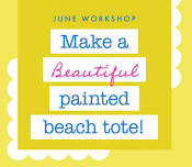 Create a Beautiful Hand-Painted Beach Tote