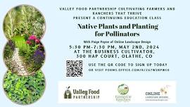 Native Plants and Planting for Pollinators