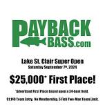 PayBack Bass Lake St. Clair Super Open Team Bass Tournament