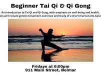 Beginner Tai Q/Qi Gong w Gerry