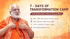 7 days Transformation Camp With Swami Anand Arun (December 2024)