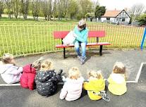 Play group at the park