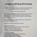 Caregivers Writing Workshop with Sandra Dorr — Jill Burkey — Poet & Writer