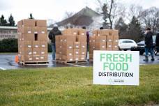 Monthly Fresh Food Distribution at Grass Lake Family Worship Center