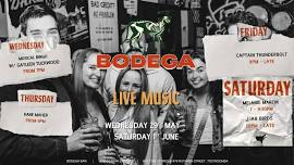 BODEGA LINE-UP 29TH - 1ST JUNE