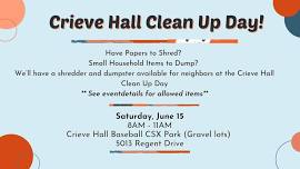 Crieve Hall Clean Up Day