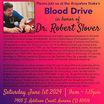 Blood Drive in Honor of Dr. Robert Slover