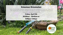 Volunteer Orientation