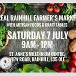 Real Rainhill Farmers Market - Saturday 6th July 2024