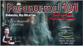 Paranormal Class 101 with Spirit Box & EVP’s