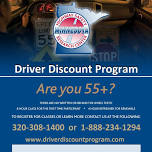 Initial 8-hour 55+ Driver Discount Class at the Crosslake Community Center