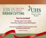 UHS Walk-In Walton Ribbon Cutting