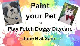 Paint Your Pet at Play Fetch!