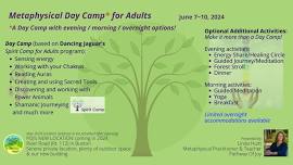 Metaphysical Camp for Adults (4-day camp)