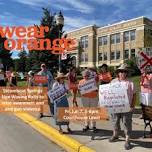 Steamboat Springs Wear Orange Sign-Waving