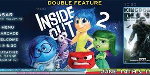 6/14 - 6/15 - Inside Out 2 | Kingdom of the Planet of the Apes