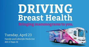 RRH Mobile Mammograms at Family and Lifestyle Medicine