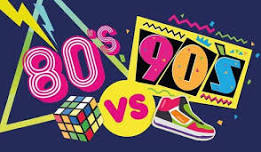 I love the 80's vs I love the 90's fancy dress Summer day party