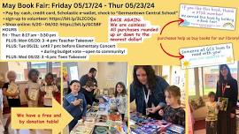 May Book Fair: Friday 05/17/24 - Thur 05/23/24