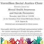 Mental Health/Suicide Awareness Concert - Vermillion Social Justice Choir