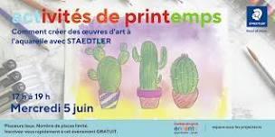 Comment créer de l'aquarelle avec STAEDTLER chez Bureau en Gros Des Sources