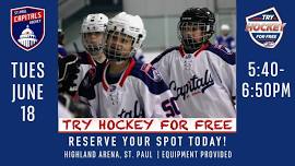 6/18 Try Hockey for Free