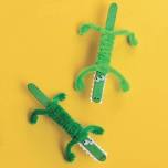 Craft Stick Crocodiles