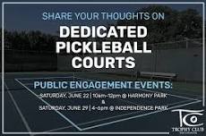 Pickleball Courts Public Engagement Event