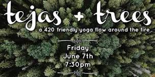 Tejas + Trees: a 420 friendly yoga flow around the fire