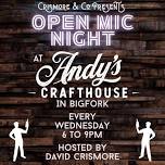 Open Mic Night Andy’s Crafthouse