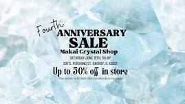 4th Anniversary Sale