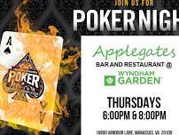 Applegate at Wyndham Garden Manassas Thursdays Poker