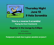 Thursday Night 9hole Scramble