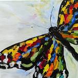 Rainbow Butterfly | Cookies and Canvas | Cadillac