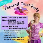 Rapunzel Paint Party