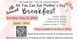 Mother's Day Breakfast - All you can eat!