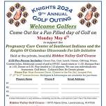 Knights Golf Outing for the benefit of the Pregnancy Care Center