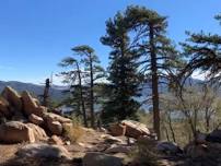 Hike to Gray's Peak overlooking the North Shore of Big Bear Lake