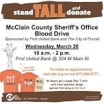 McClain County Sheriff's Office Blood Drive