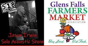 Jason Irwin at the Glens Falls Farmers' Market