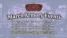 Flesh and Blood Armory Events